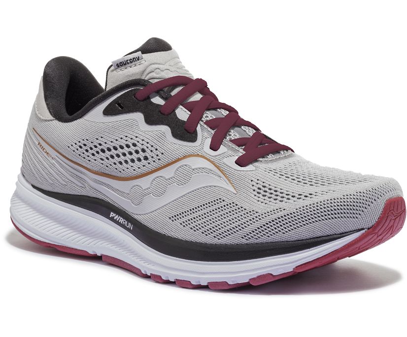 Női Saucony Ride 14 Futócipő Szürke Piros | HU 042LIS